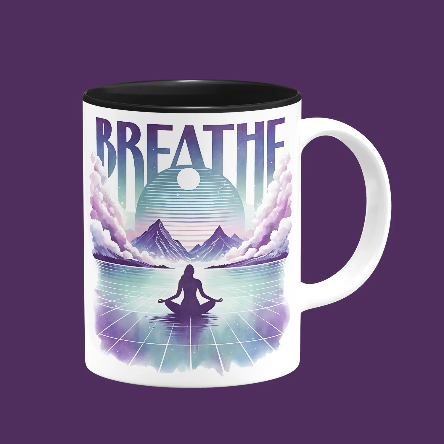 brethe kubek medytacja kobieta